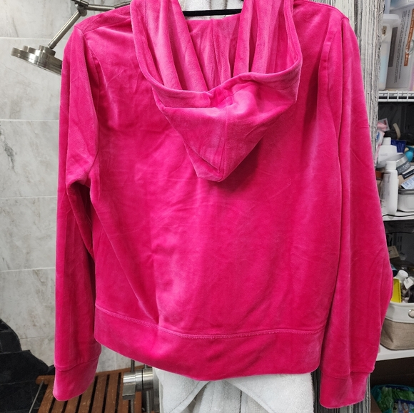 NEW Juicy Couture Pink Velour Hoodie - Picture 3 of 3